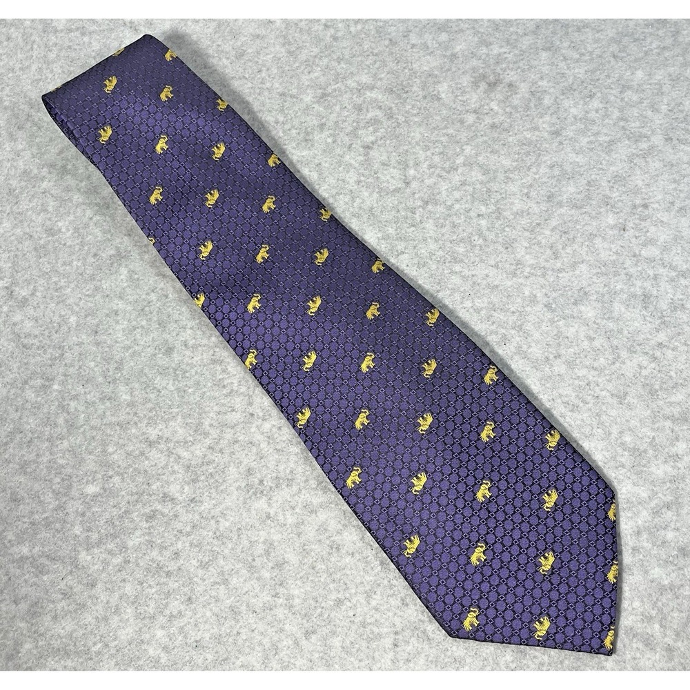 Thailand Elephant Silk Tie Mens Handmade Luxury Gift Novelty Necktie Office Exec